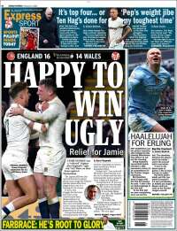 Portada de Express Sport (Reino Unido)