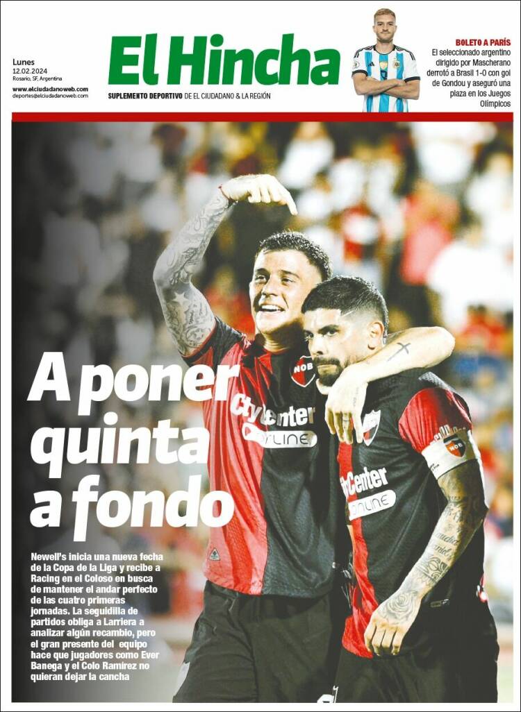Portada de El Hincha (Argentina)