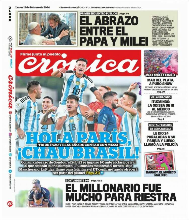 Portada de La Voz del Chaco (Argentina)