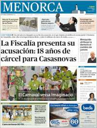 Portada de Menorca - Diario Insular (España)