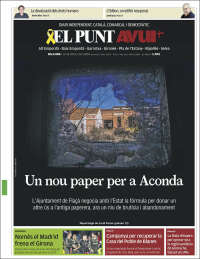 Portada de El Punt Avui - Girona (España)