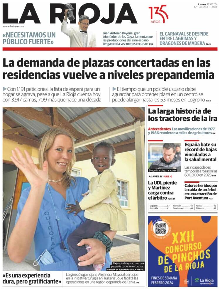 Portada de La Rioja (España)
