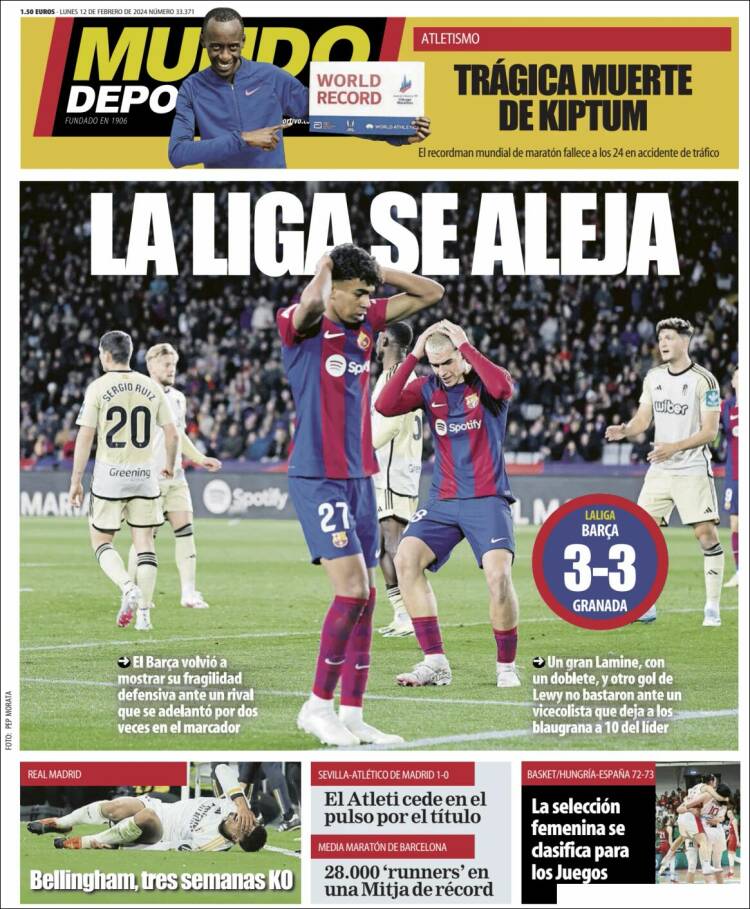 Portada de El Mundo Deportivo (España)