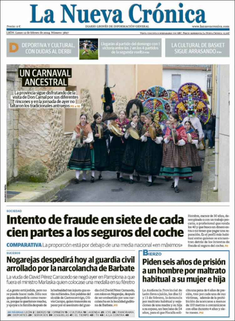 Portada de La Nueva Crónica (España)