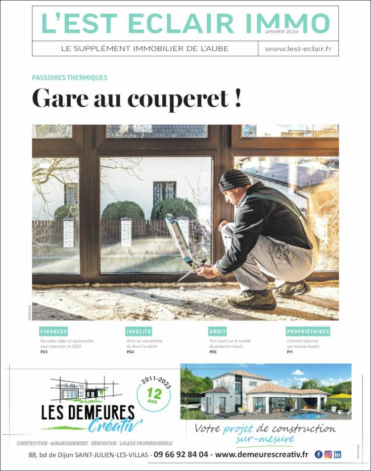 Portada de L'Est Eclair (Francia)