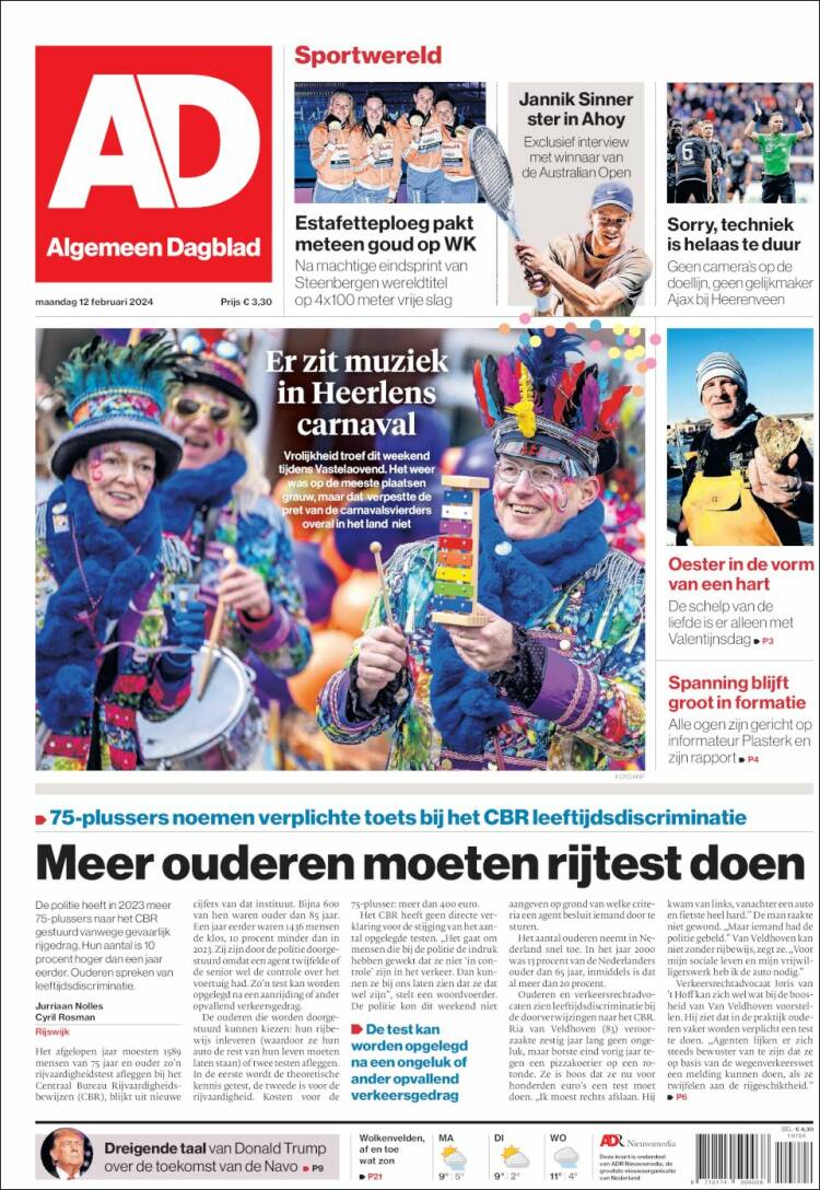 Portada de AD (Pa&iacute;ses Bajos)