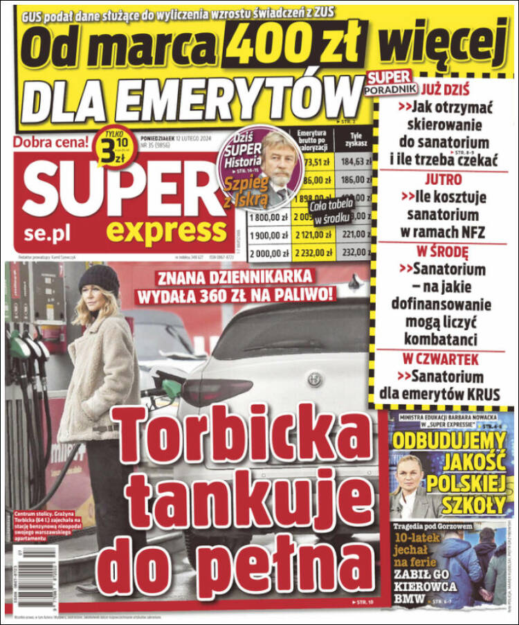 Portada de Super Express (Polonia)