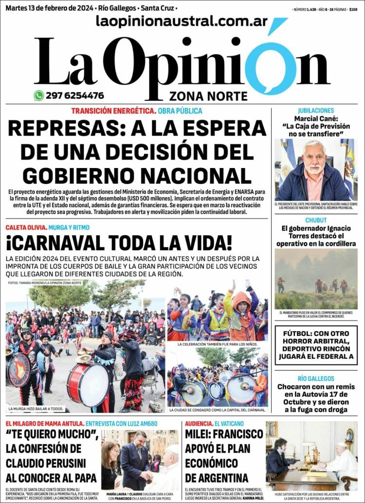 Portada de La Opinión Zona Norte (Argentina)