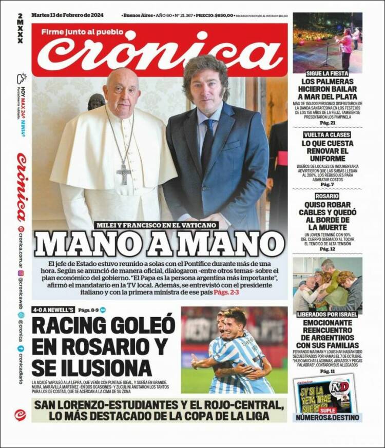 Portada de La Voz del Chaco (Argentina)