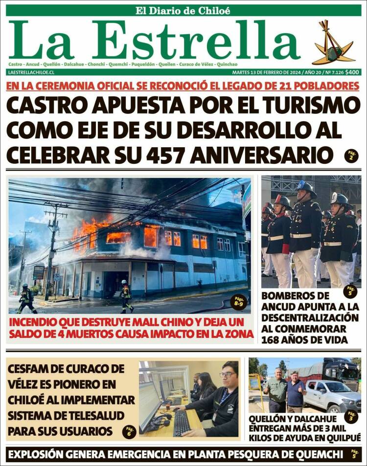 Portada de Estrella de Chiloé (Chile)