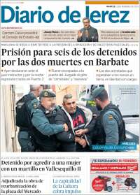 Portada de Diario de Jerez (España)