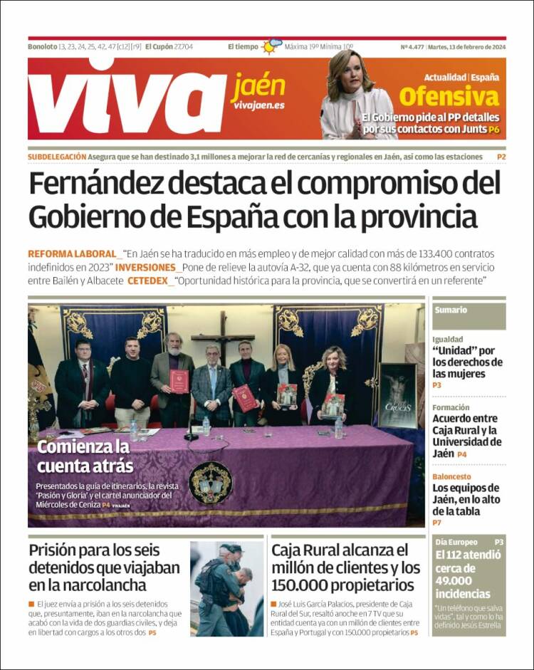 Portada de Viva Jaén (España)