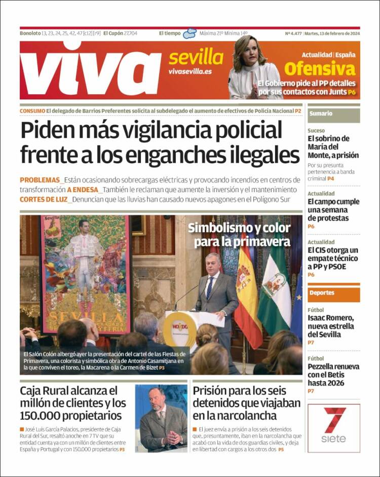 Portada de Viva Sevilla (España)