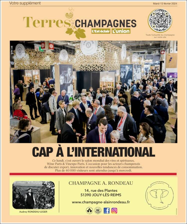 Portada de L'Est Eclair (Francia)