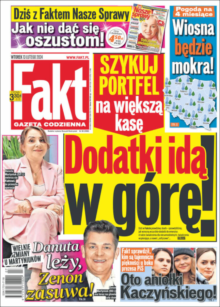 Portada de Fakt (Polonia)
