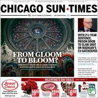 Portada de Chicago Sun-Times (USA)