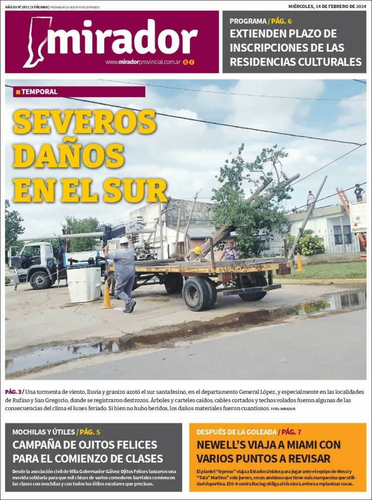 Portada de Mirador Provincial (Argentina)