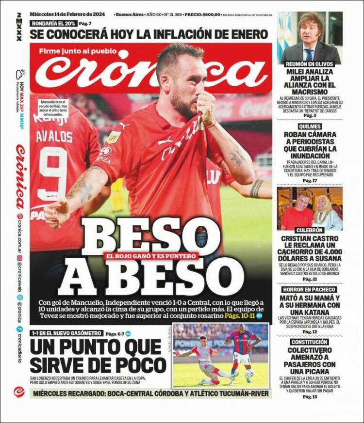 Portada de La Voz del Chaco (Argentina)