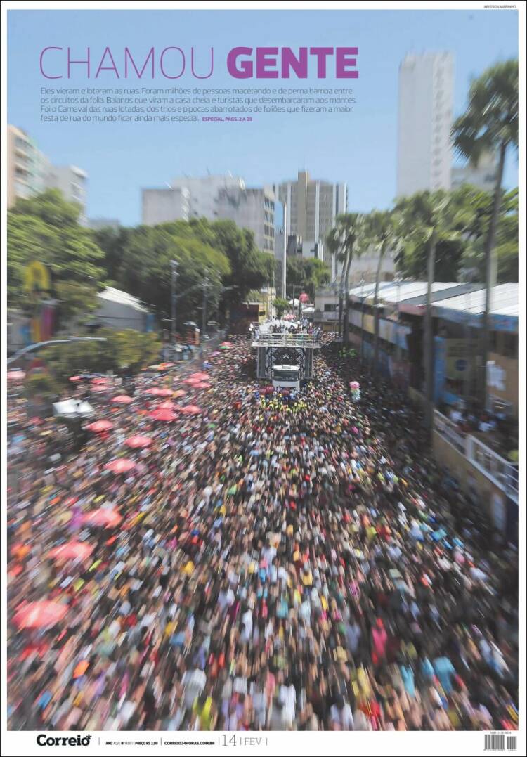 Portada de Correio* (Brasil)