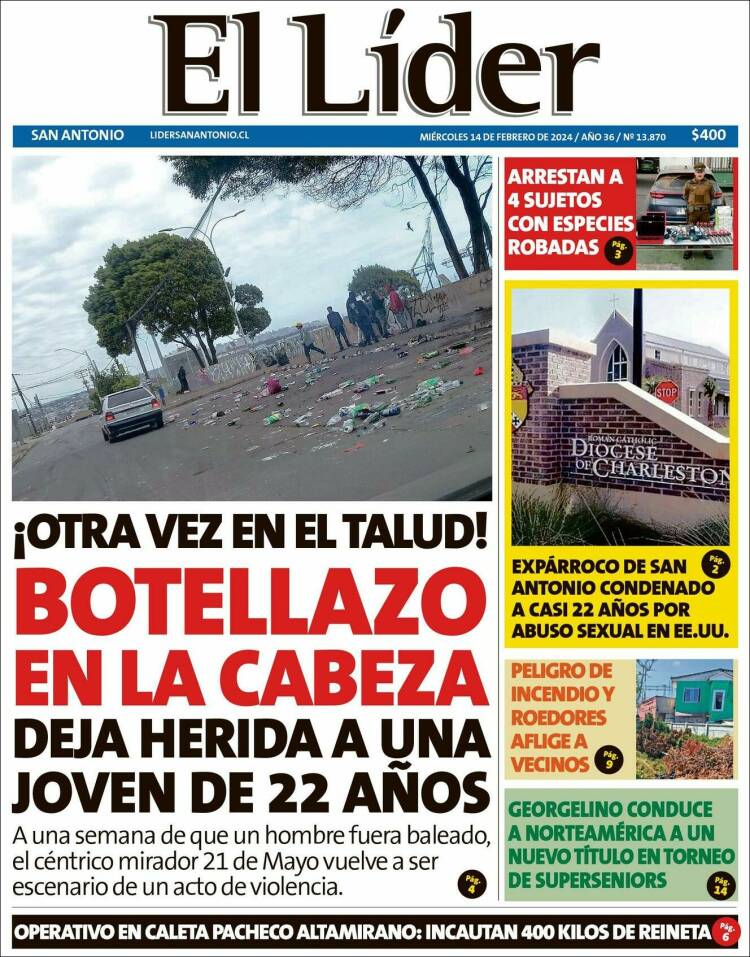 Portada de Lider de San Antonio (Chile)