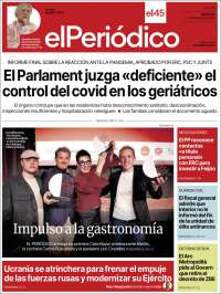 Portada de El Periódico (España)