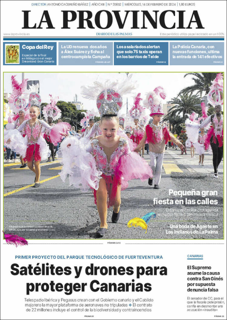 Portada de La Provincia (España)