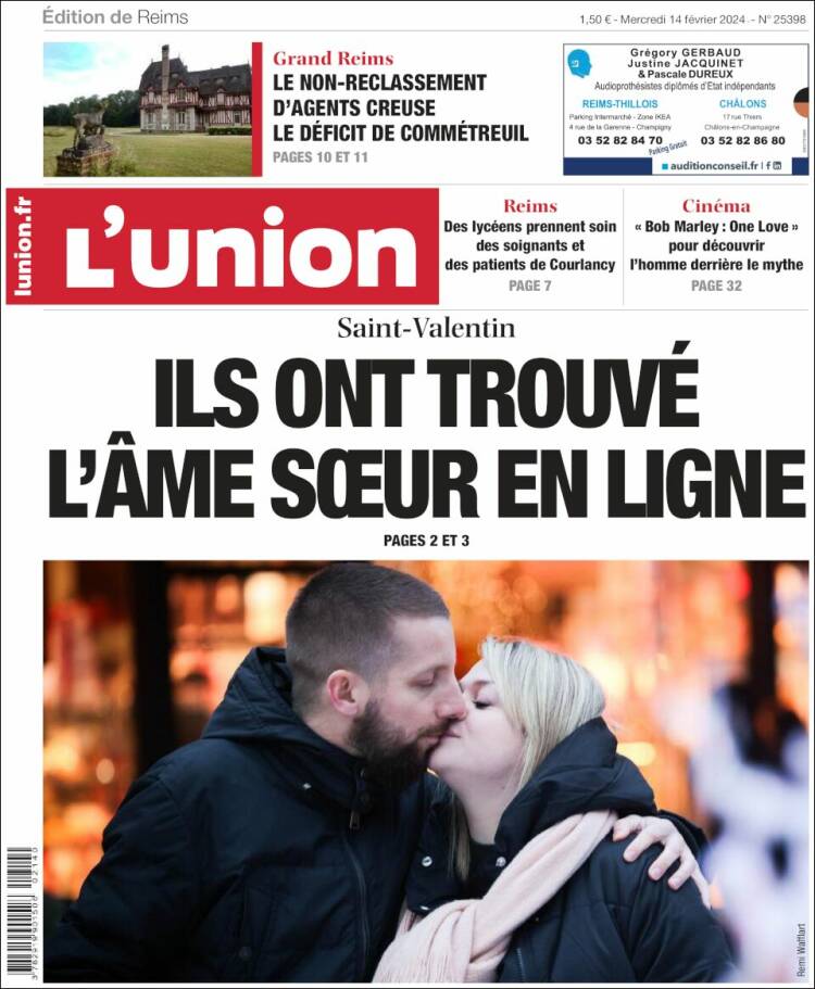 Portada de L'Union (Francia)