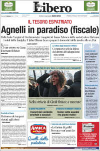 Portada de Libero (Italia)