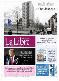 Portada de La Libre.be (Bélgica)
