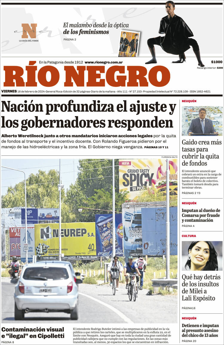 Portada de Rio Negro (Argentina)