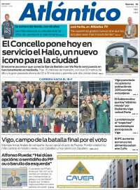 Portada de Atlántico Diario (España)