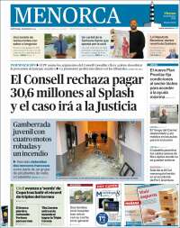 Portada de Menorca - Diario Insular (España)