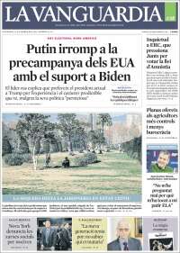 Portada de La Vanguardia (España)