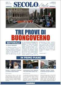 Portada de Secolo d'Italia (Italia)