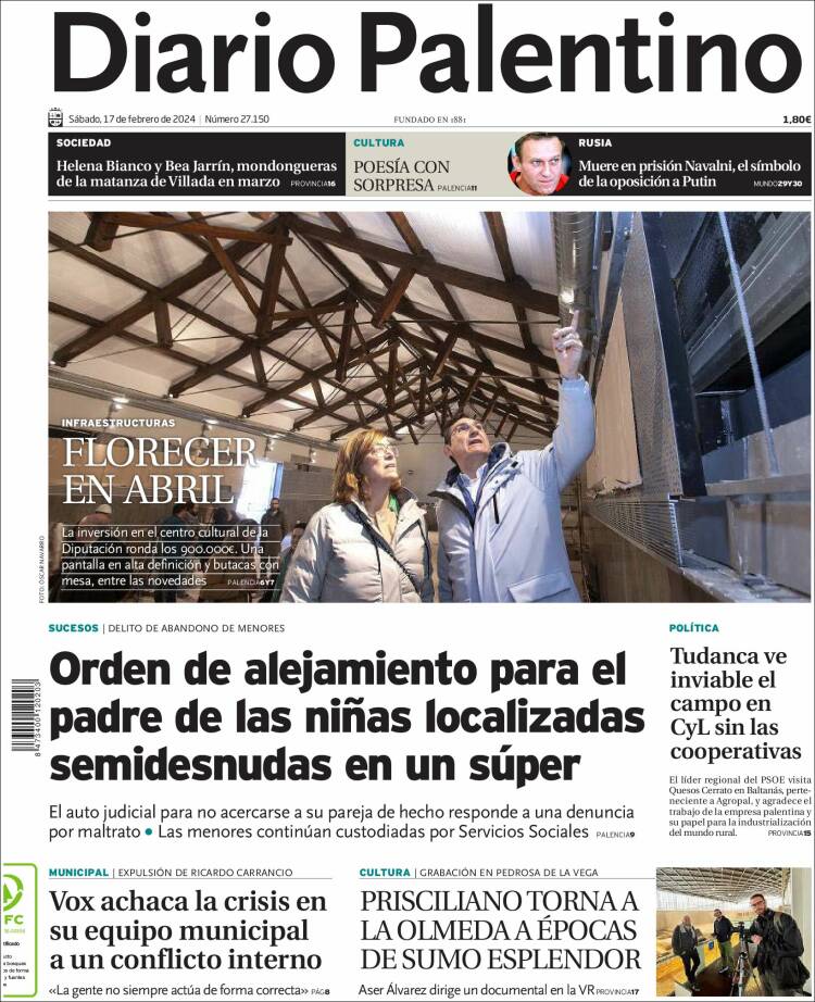 Portada de Diario Palentino (España)