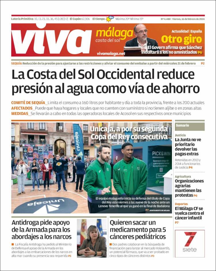 Portada de Viva Málaga (España)