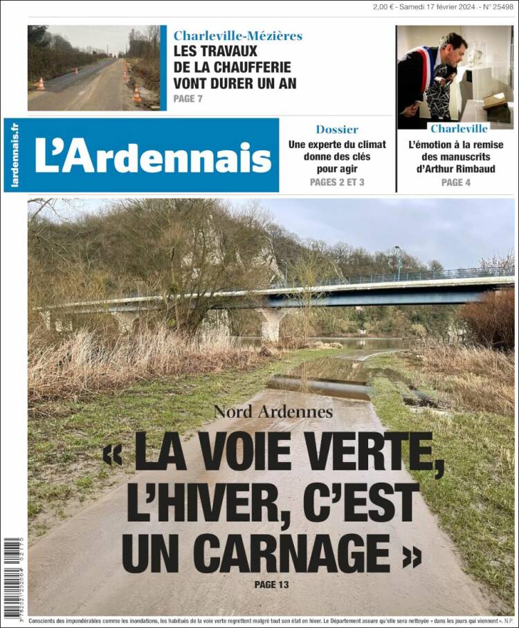 Portada de L'Ardenais (Francia)