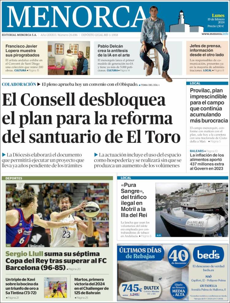 Portada de Menorca - Diario Insular (España)