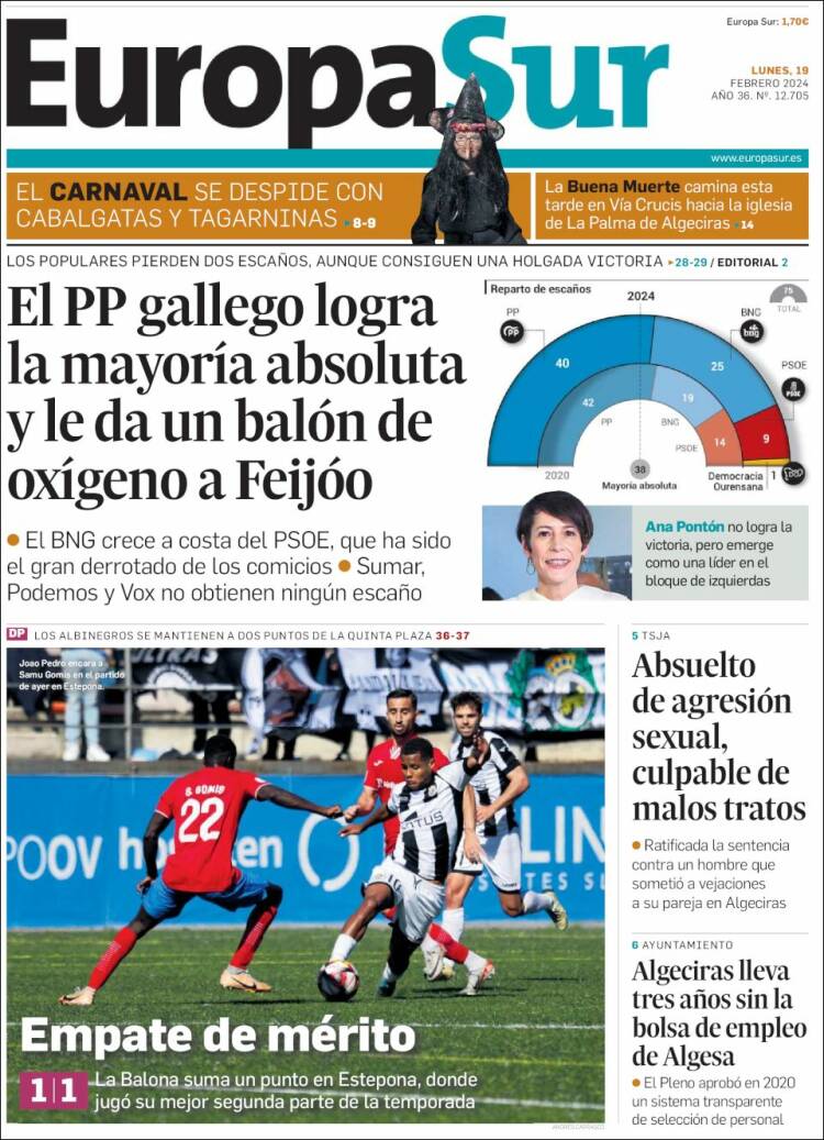 Portada de Europa Sur (España)