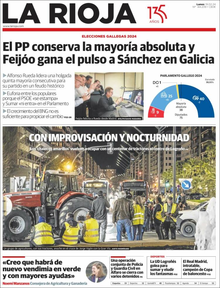 Portada de La Rioja (España)