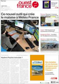 Portada de Ouest France (Francia)