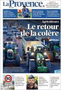 Portada de La Provence (Francia)