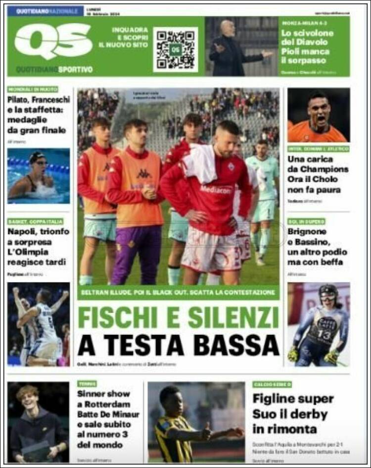 Portada de Quotidiano Sportivo (Italia)