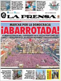 Portada de La Prensa (México)