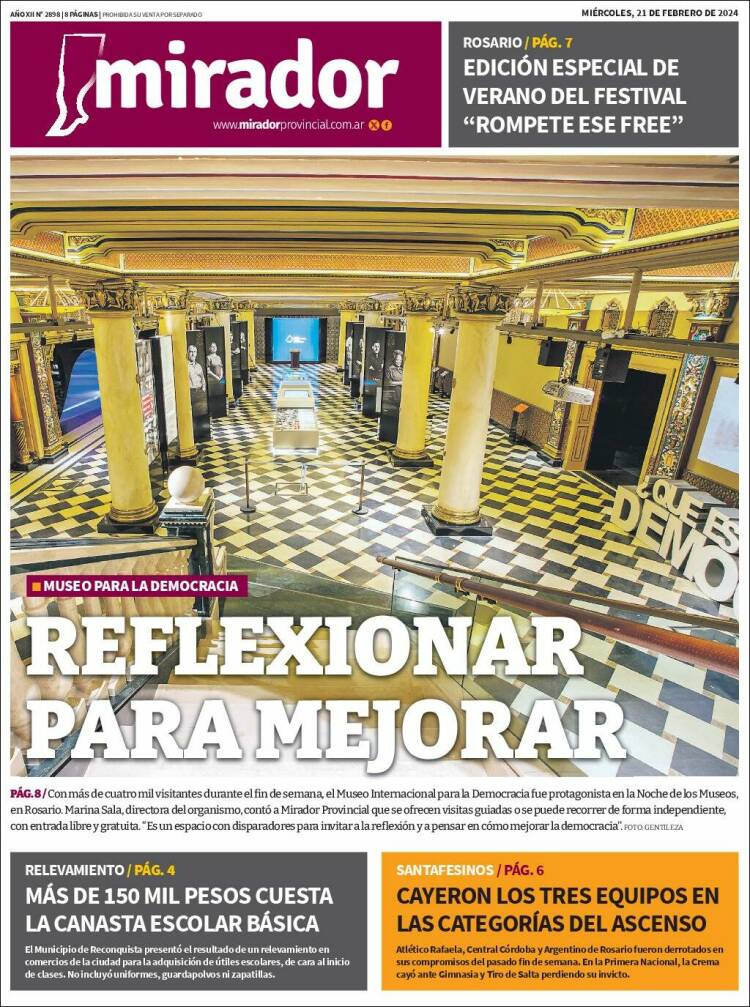 Portada de Mirador Provincial (Argentina)