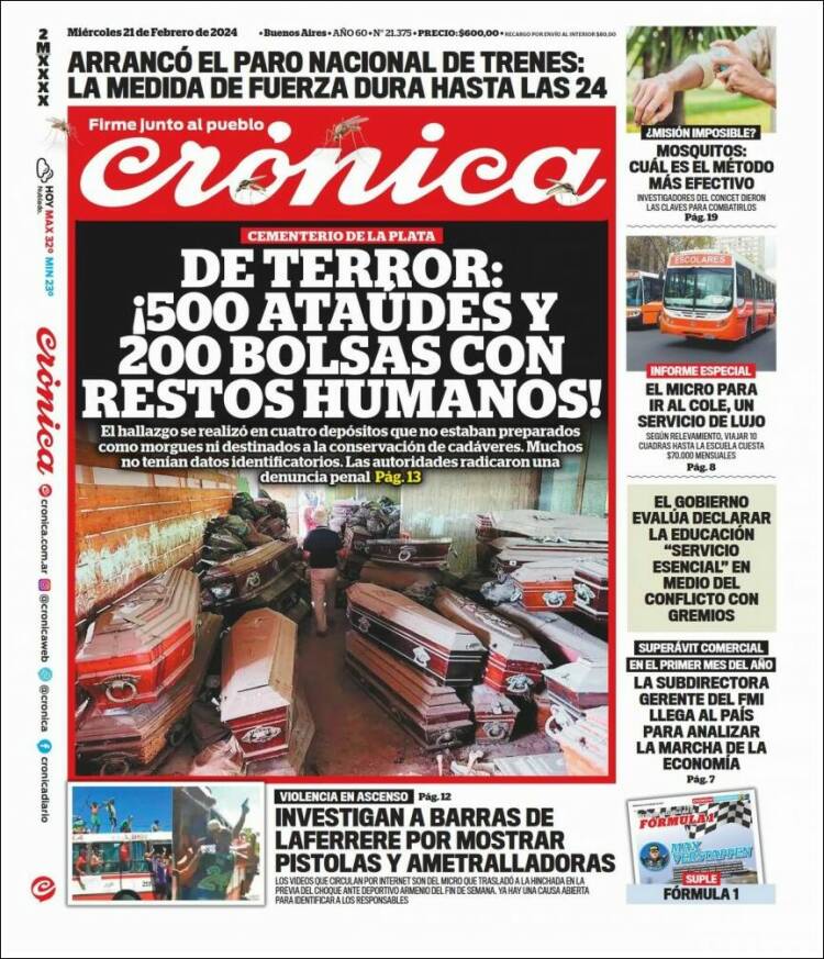 Portada de La Voz del Chaco (Argentina)