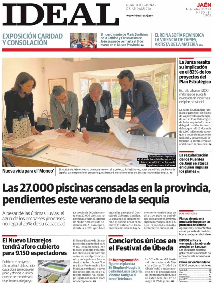Portada de El Ideal de Jaén (Espa&ntilde;a)