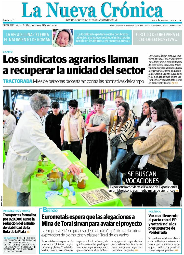 Portada de La Nueva Crónica (Espa&ntilde;a)