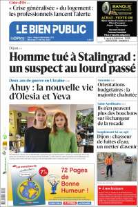 Portada de Le Bien Public (Francia)