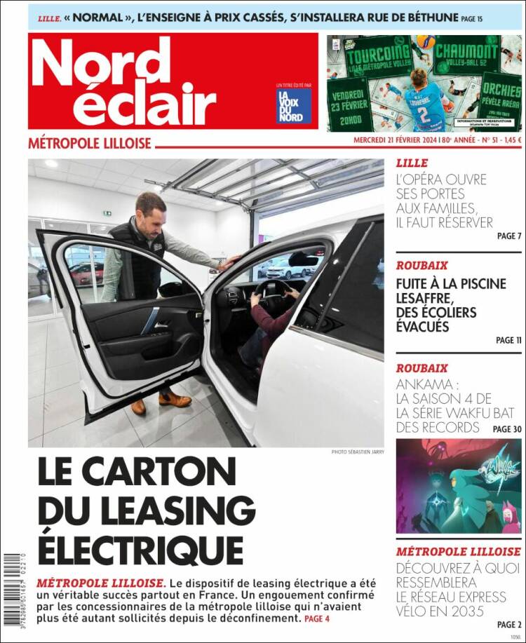 Portada de Nord Éclair (Francia)
